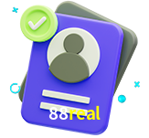 Tornar-se um membro do 88real é muito simples